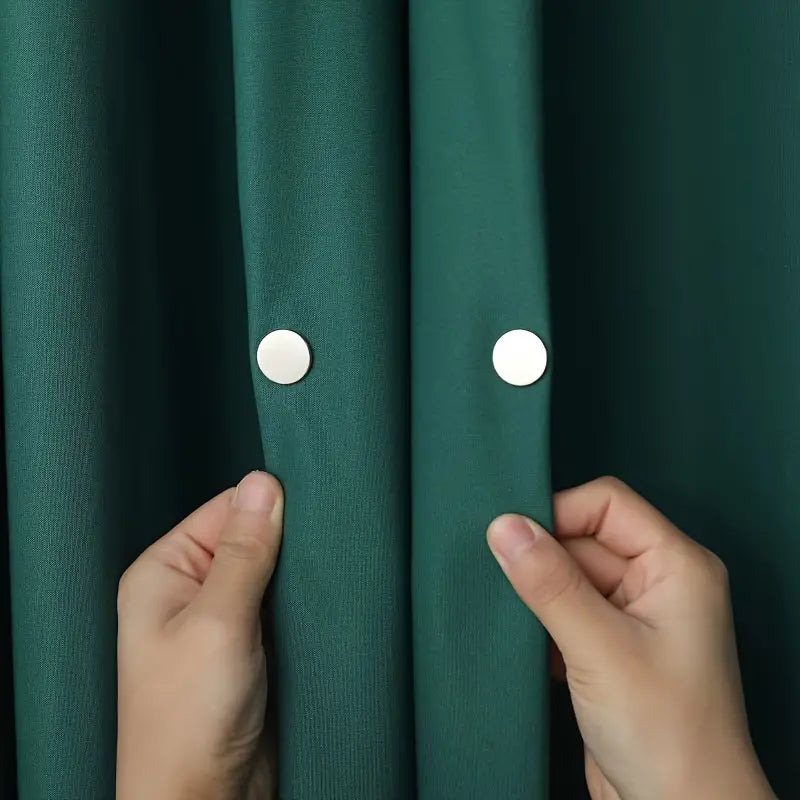 Magnetic Curtain Closure Buttons — One Pair