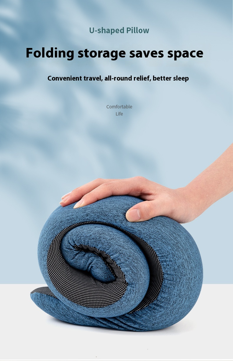 Almohada de viaje de espuma viscoelástica