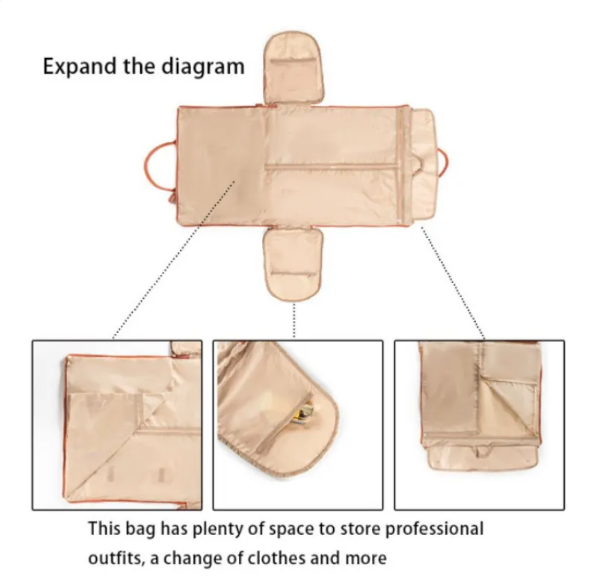 Sac de week-end pliable en polyuréthane