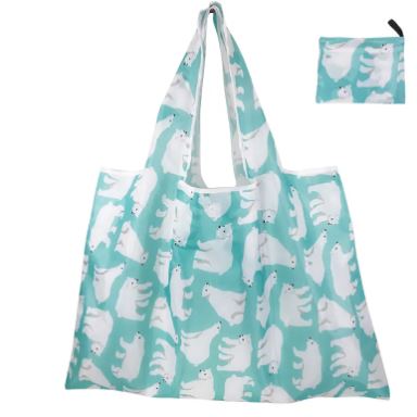 Bolsa de la compra plegable estampada