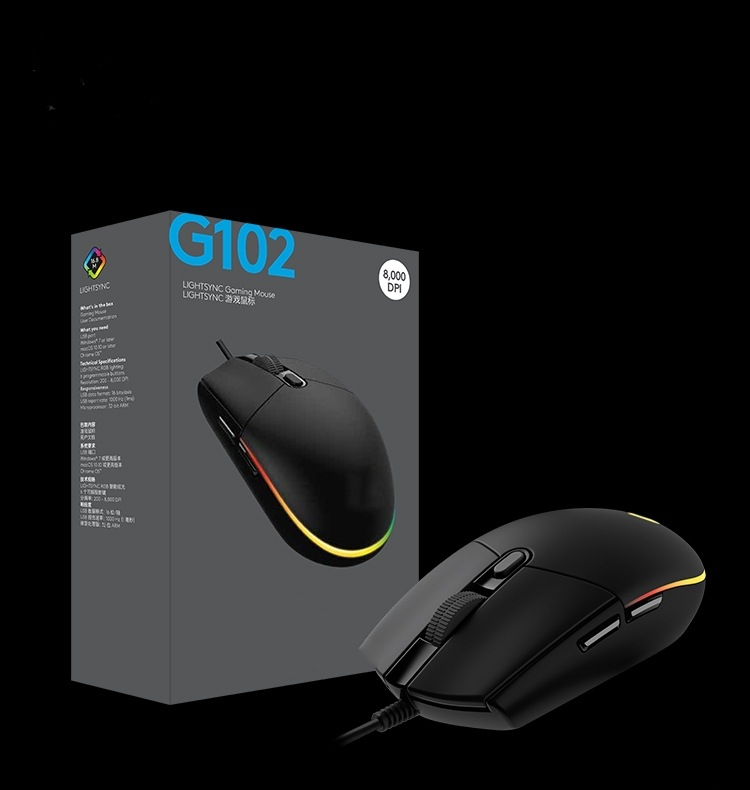 Ratón óptico USB RGB