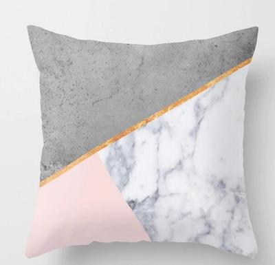 Funda de cojín geométrica — 45 × 45 cm