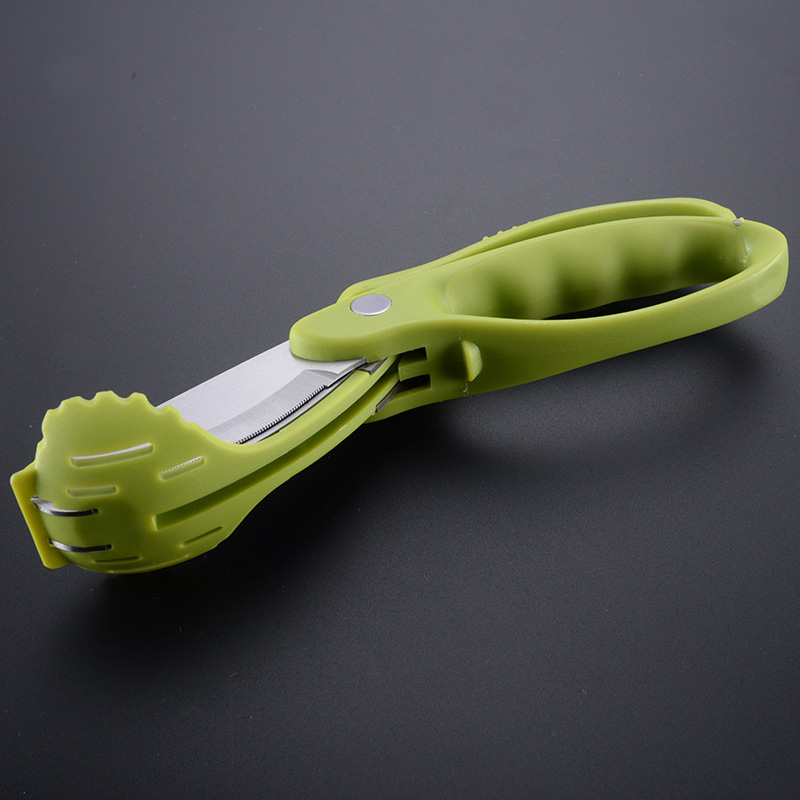 Ciseaux à salade en acier inoxydable