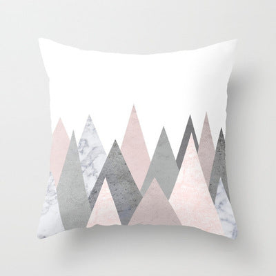 Funda de cojín geométrica — 45 × 45 cm