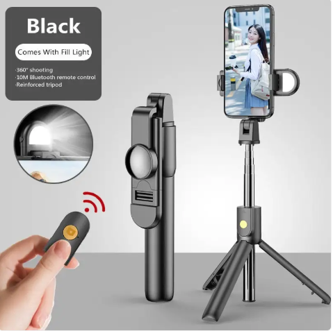 Palo selfie Bluetooth y minitrípode