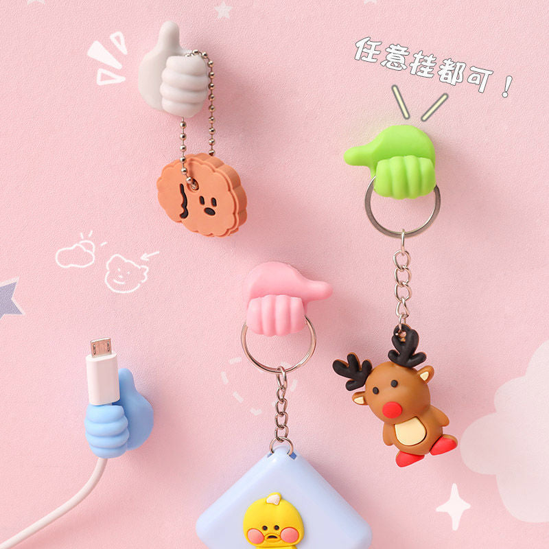 Thumb-Shaped Cable Clips — Pack of 10