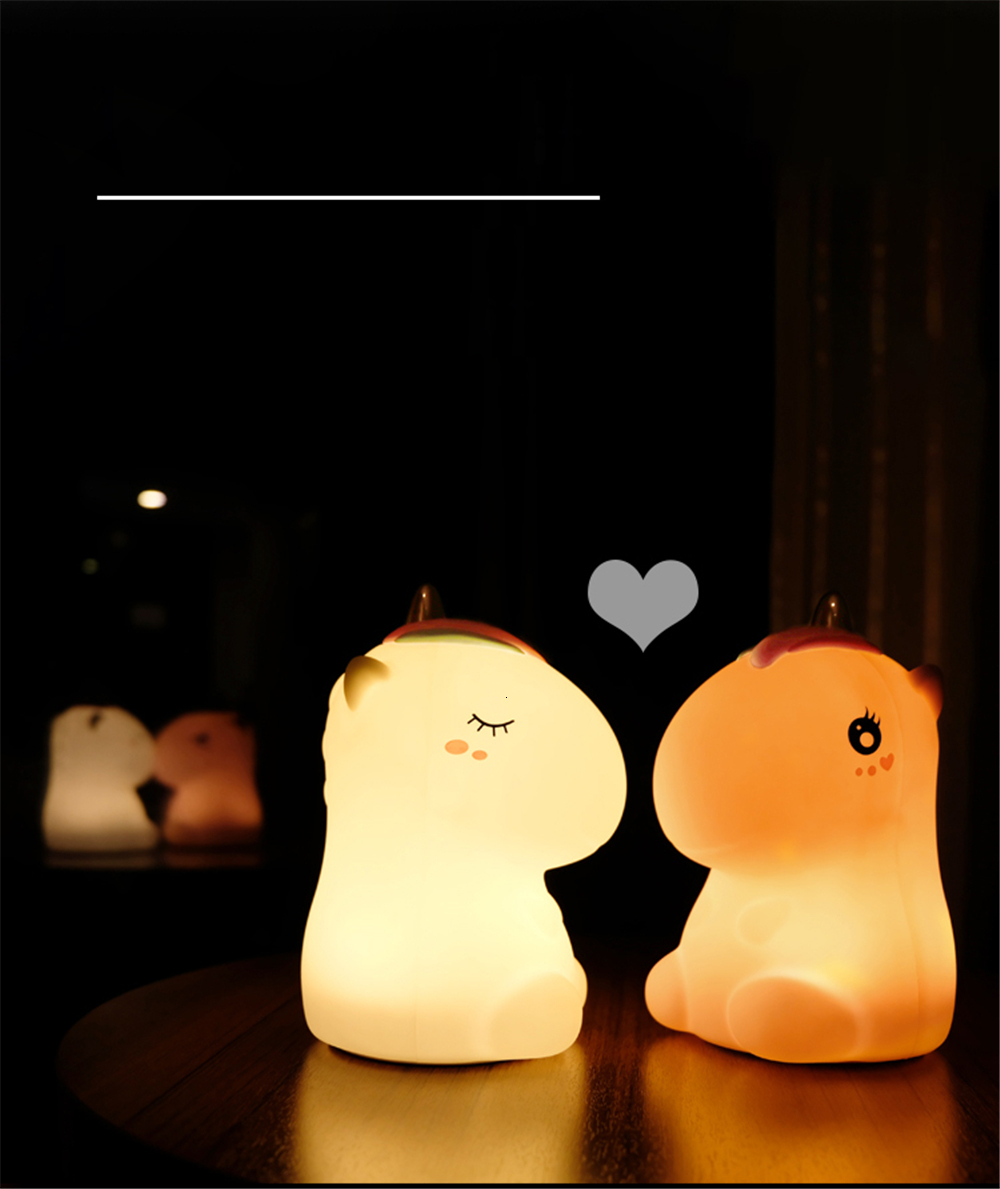 Rechargeable Unicorn Night Light