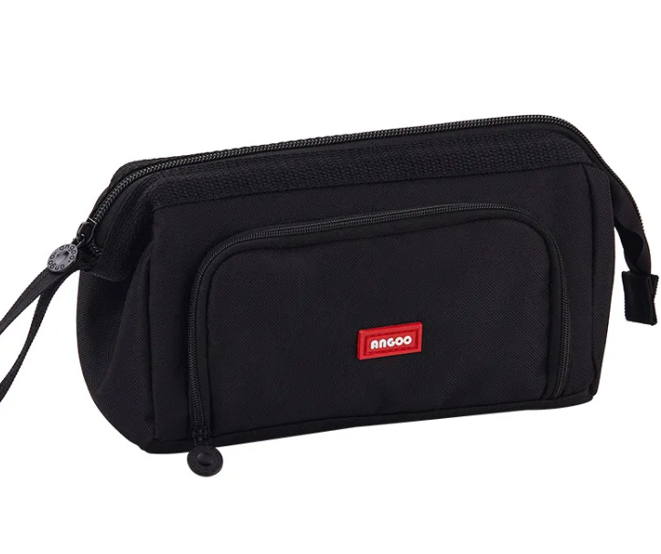 Trousse à deux compartiments en toile
