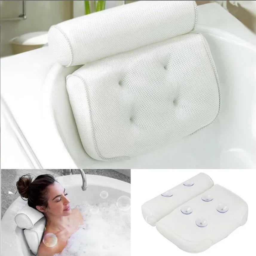 Almohada de malla para baño