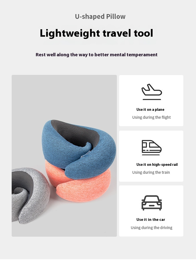 Memory Foam Travel Pillow