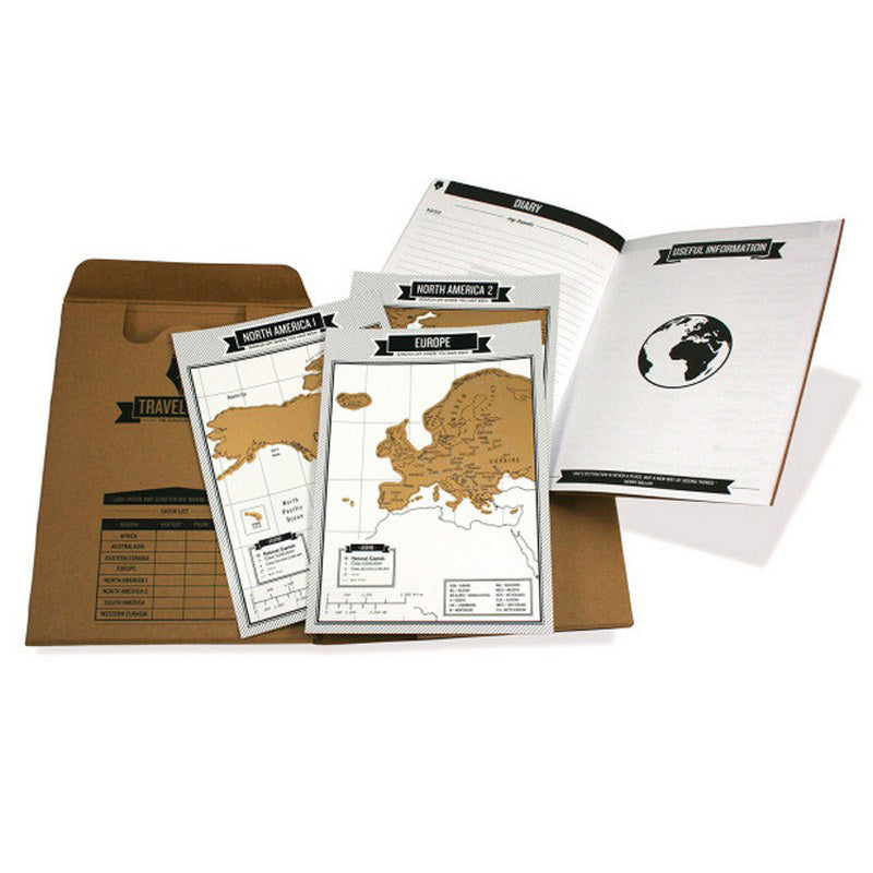 Travel Journal with Scratch Maps
