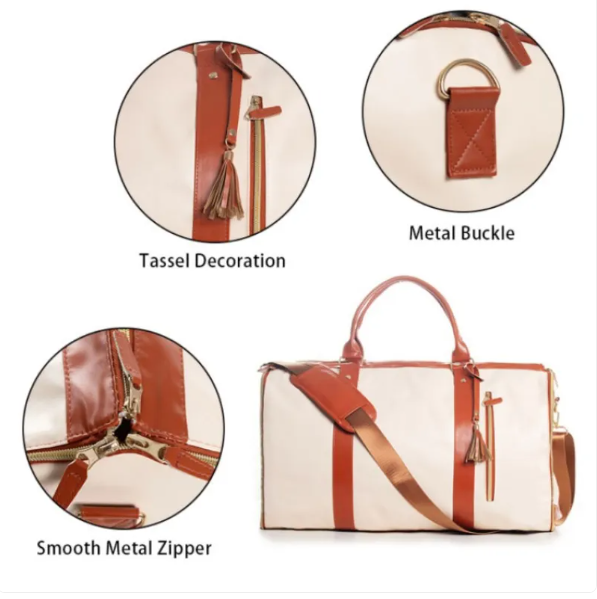 Foldable PU Weekend Bag