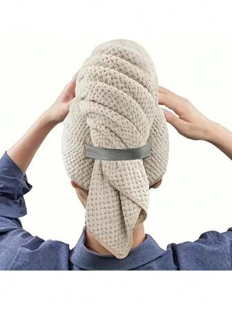 Coral Fleece Hair-Drying Wrap