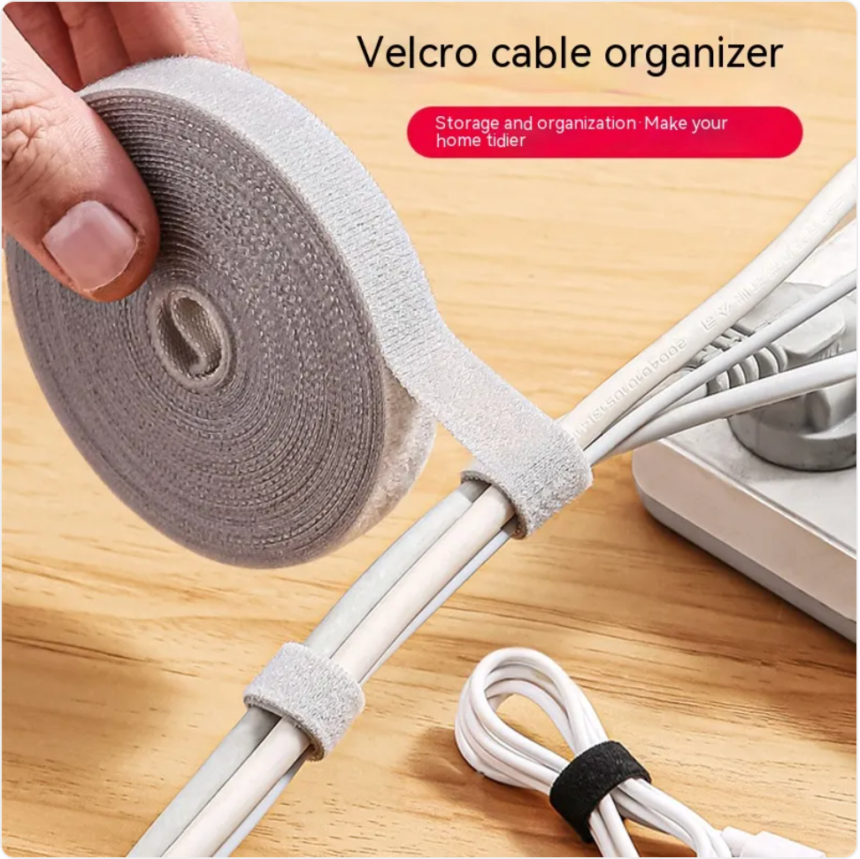 Reusable Hook-and-Loop Cable Wrap