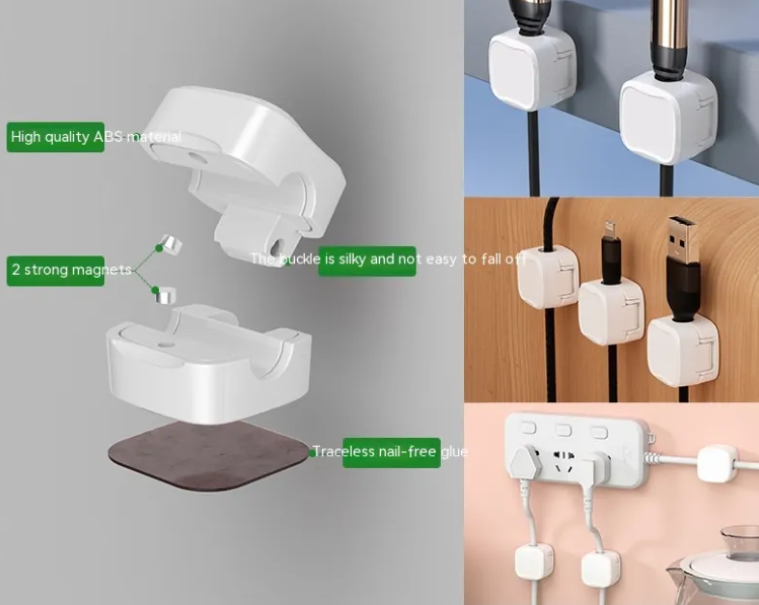 Magnetic Cable Organiser Clips