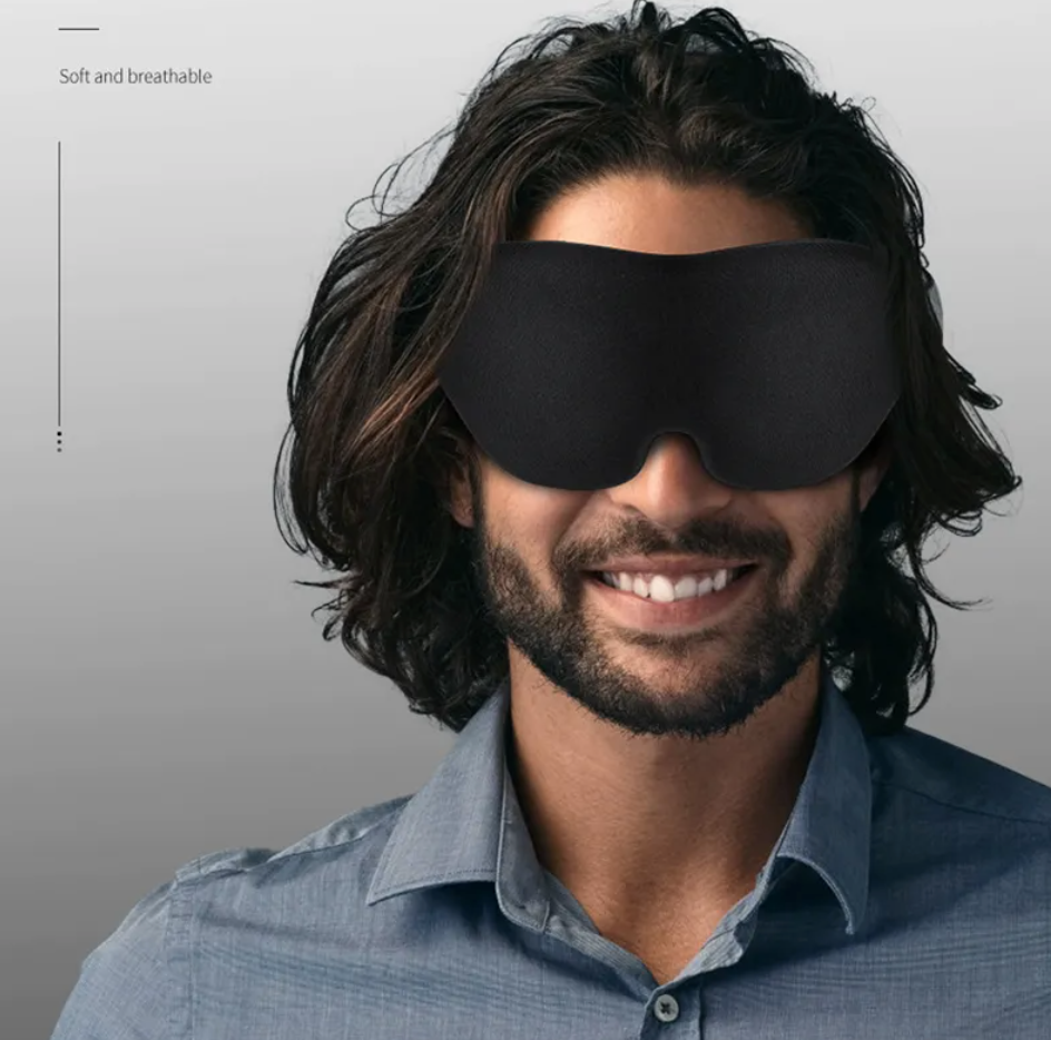Masque de voyage ergonomique — Noir