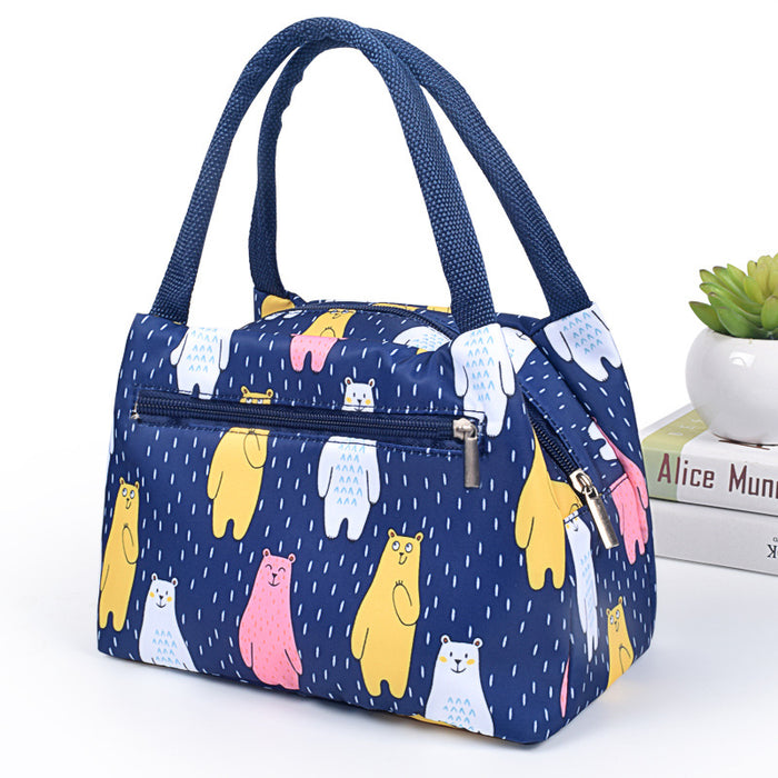Bolsa de almuerzo térmica estampada