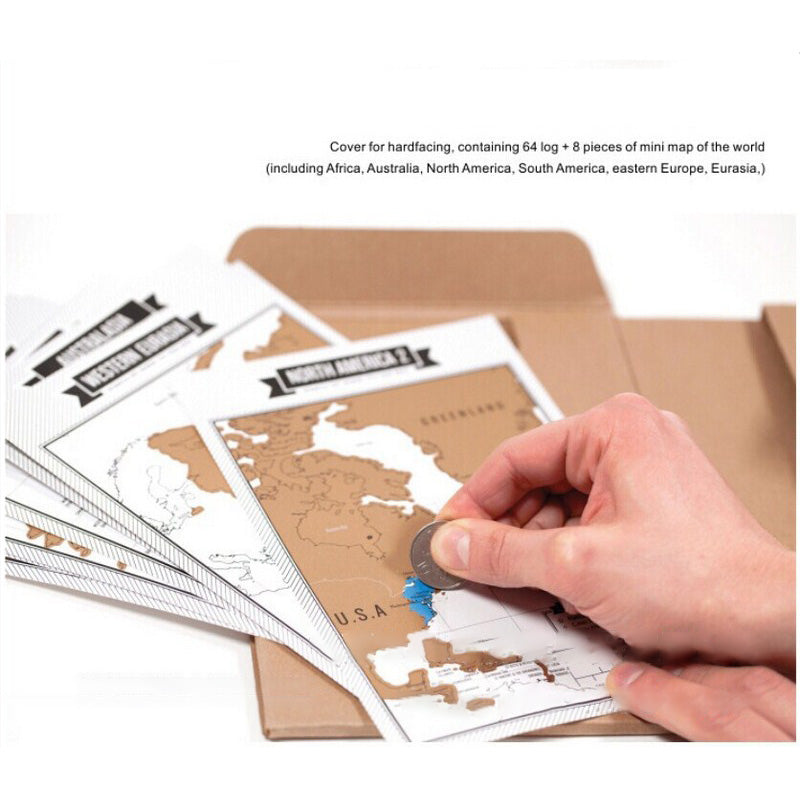 Travel Journal with Scratch Maps