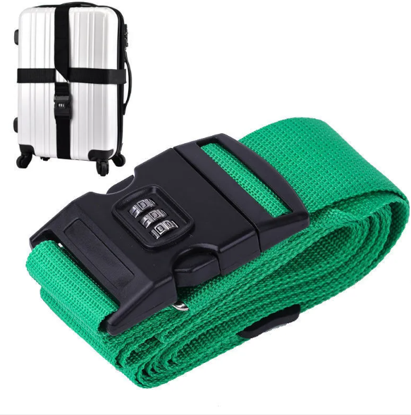 Correa de equipaje cruzada con hebilla de combinación