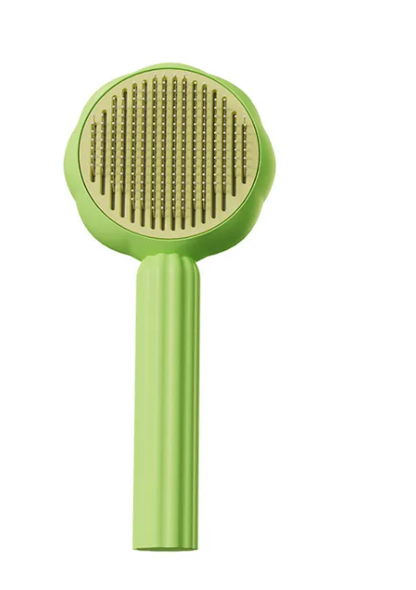 Cepillo de aseo para mascotas estilo girasol
