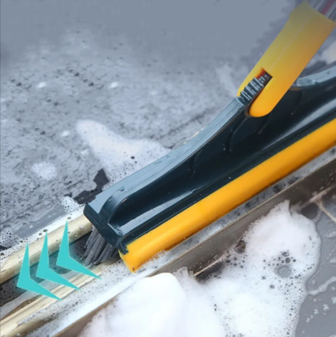 Angled Floor Brush & Scraper