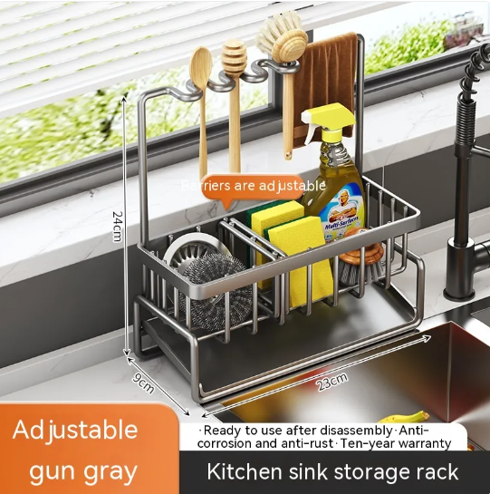 Organizador para fregadero de cocina