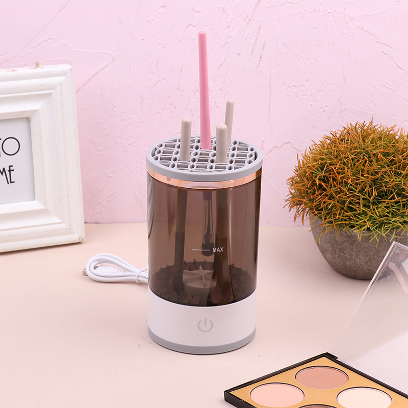 Electric Makeup Brush Cleaner — White