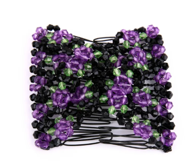 Beaded Double Hair Comb