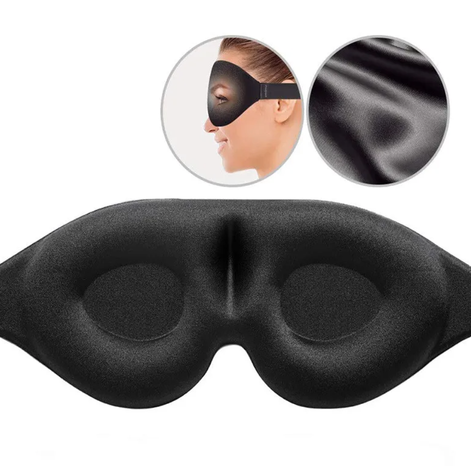 Masque de voyage ergonomique — Noir