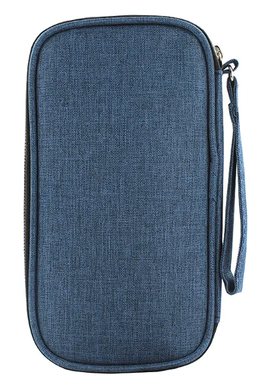 Estuche para cables y batería portátil de viaje