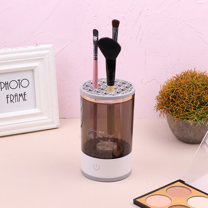 Electric Makeup Brush Cleaner — White