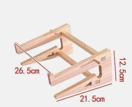 Soporte de madera para portátil