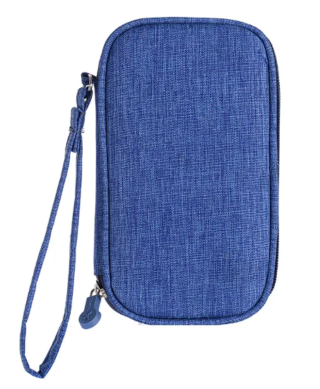 Estuche para cables y batería portátil de viaje