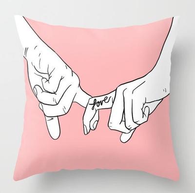 Geometric Cushion Cover — 45 × 45 cm