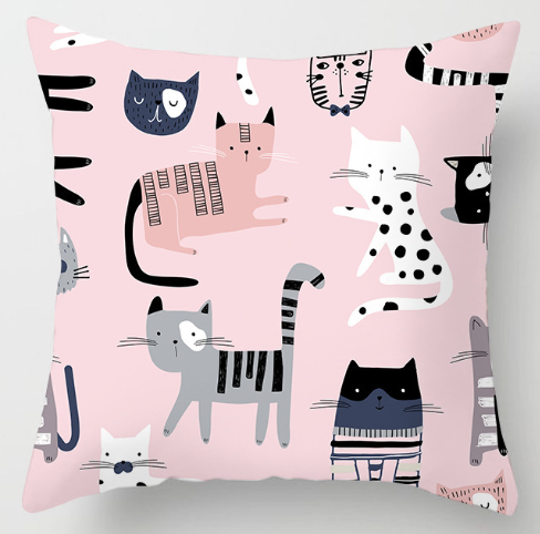 Geometric Cushion Cover — 45 × 45 cm