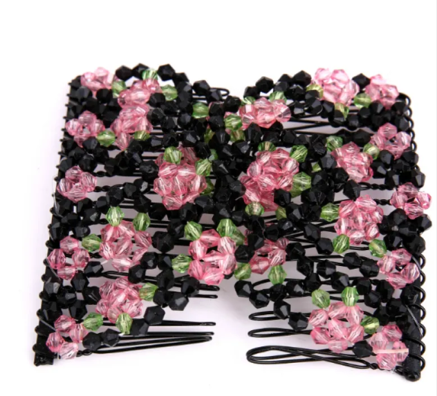 Beaded Double Hair Comb