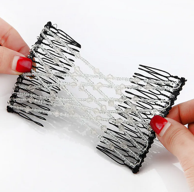 Beaded Double Hair Comb