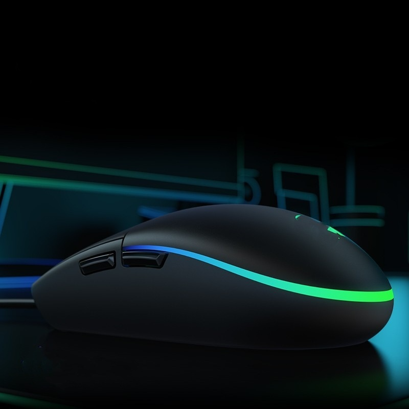 Ratón óptico USB RGB