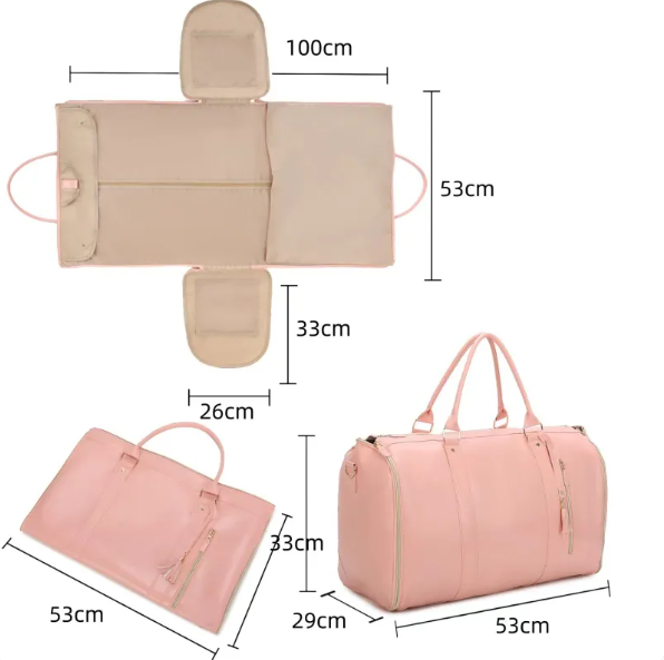 Foldable PU Weekend Bag