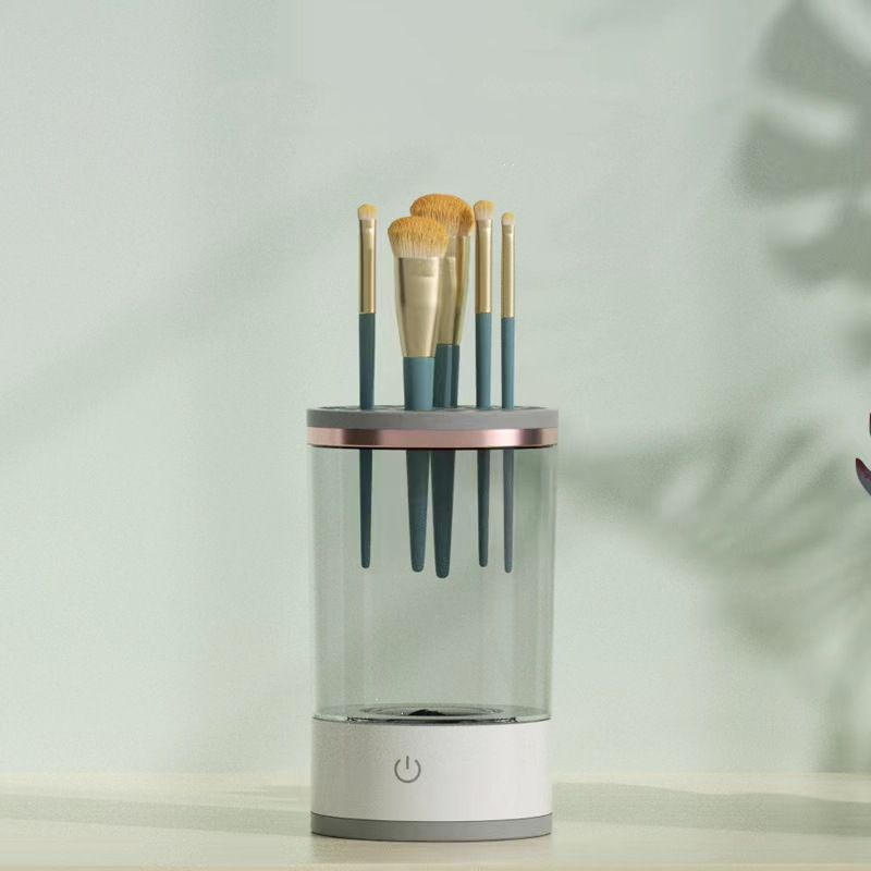 Electric Makeup Brush Cleaner — White
