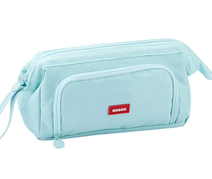 Trousse à deux compartiments en toile