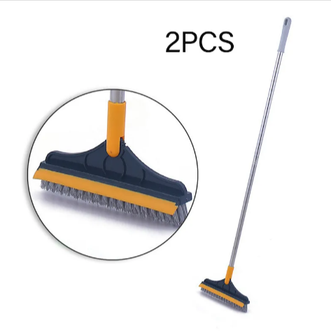 Angled Floor Brush & Scraper