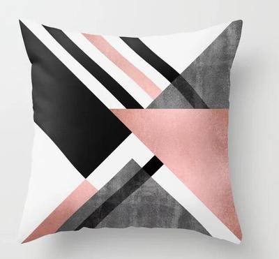 Funda de cojín geométrica — 45 × 45 cm