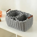 Cotton Rope Storage Baskets — Set of 3