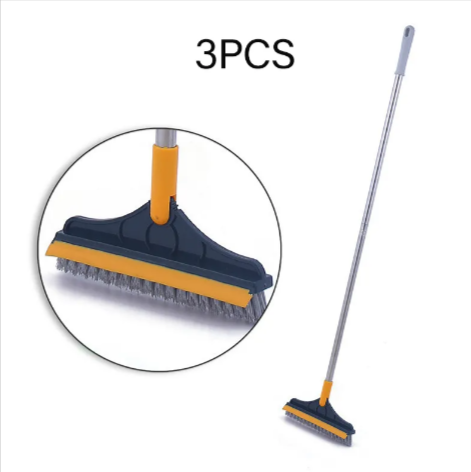 Cepillo angular para suelos con rasqueta