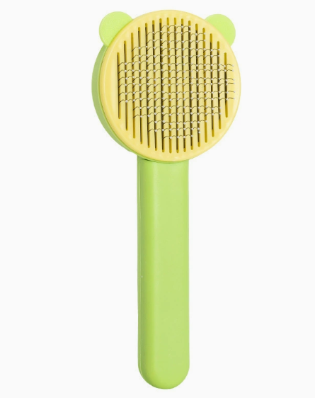 Cepillo de aseo para mascotas estilo girasol